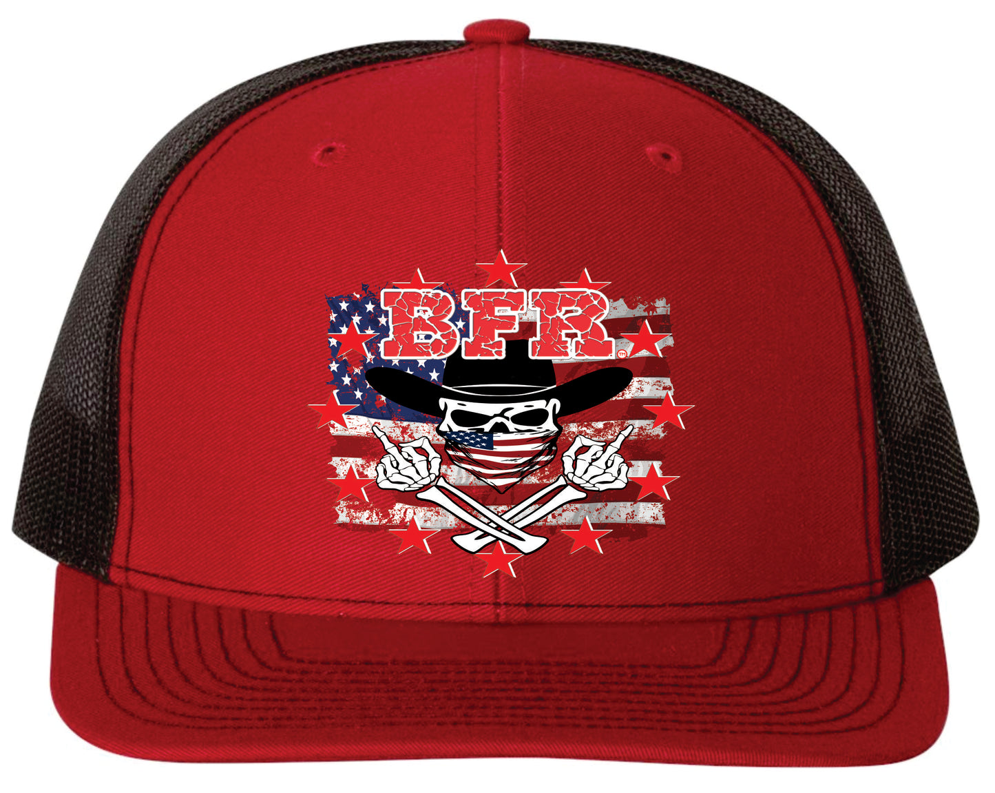 BFR Red and Black Hat