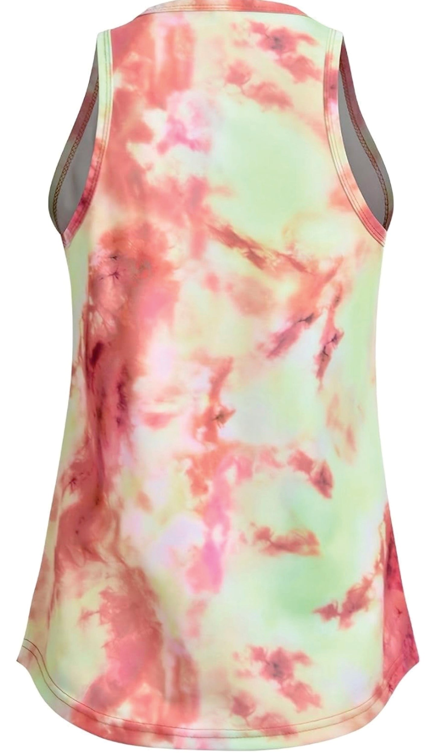 Green Tie Dye Tank Top