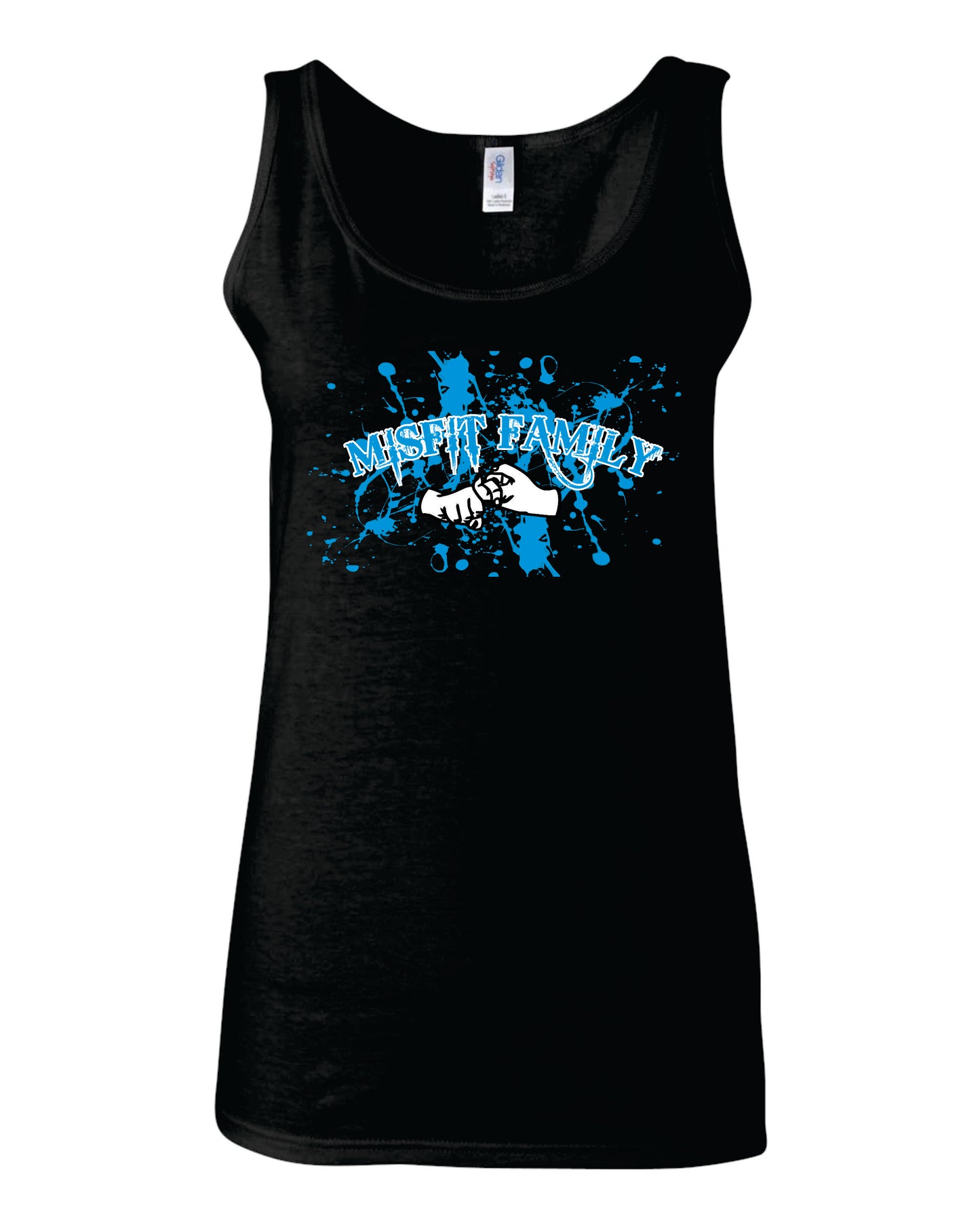 Misfit Family Black Tank top