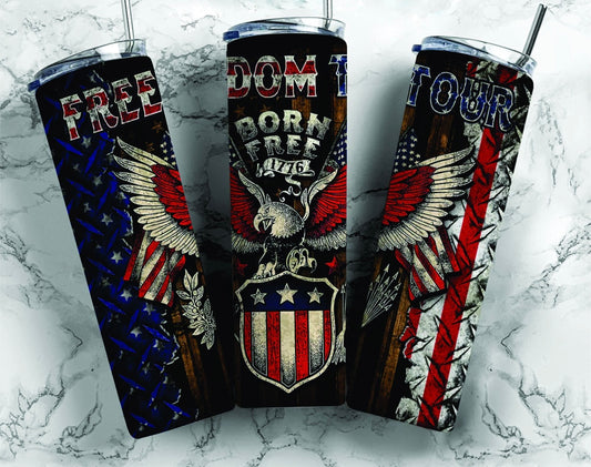 Freedom Tour Stainless Steel Insulated Tumbler