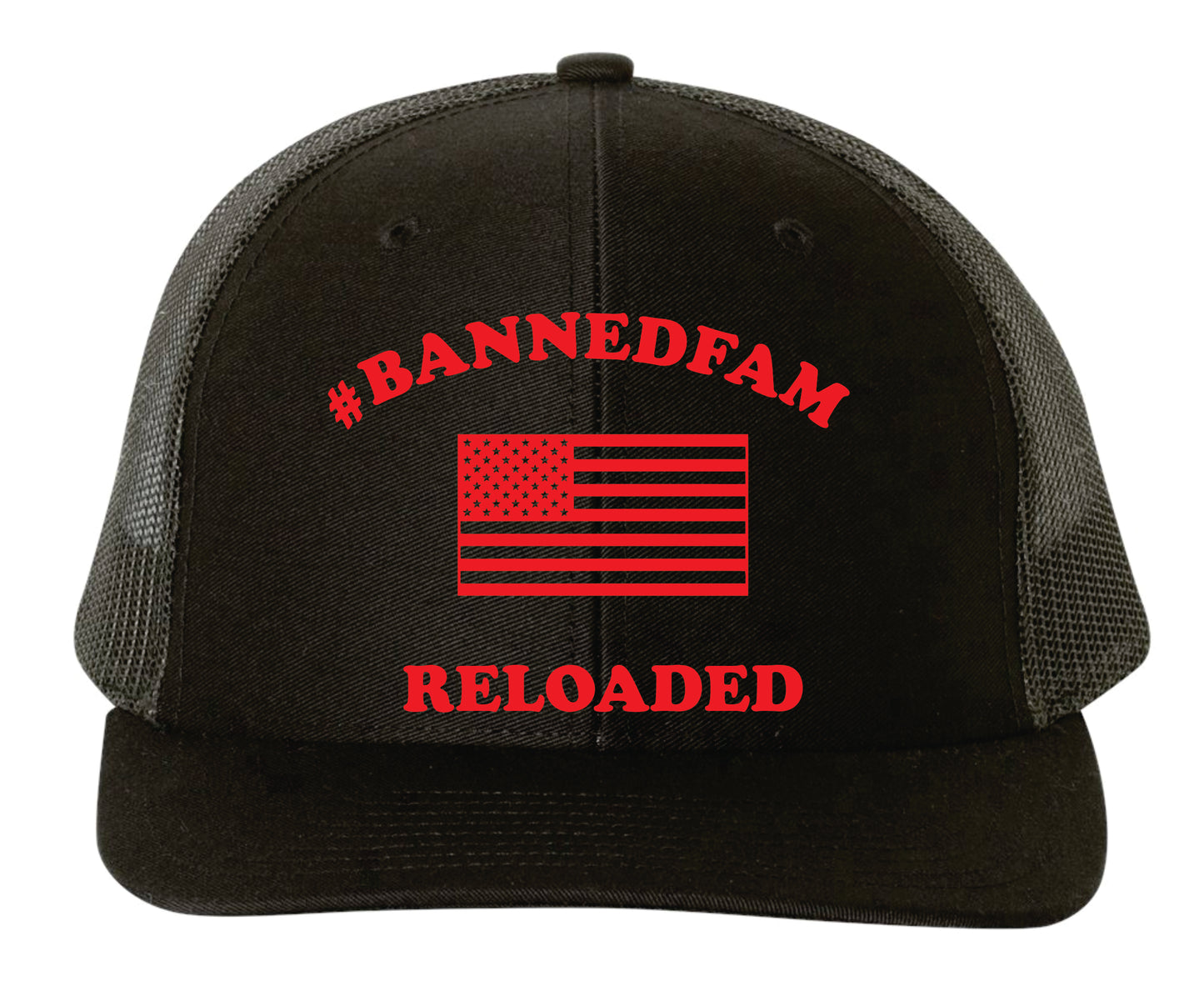 #Bannedfamreloaded Richardson 112 Trucker Hat