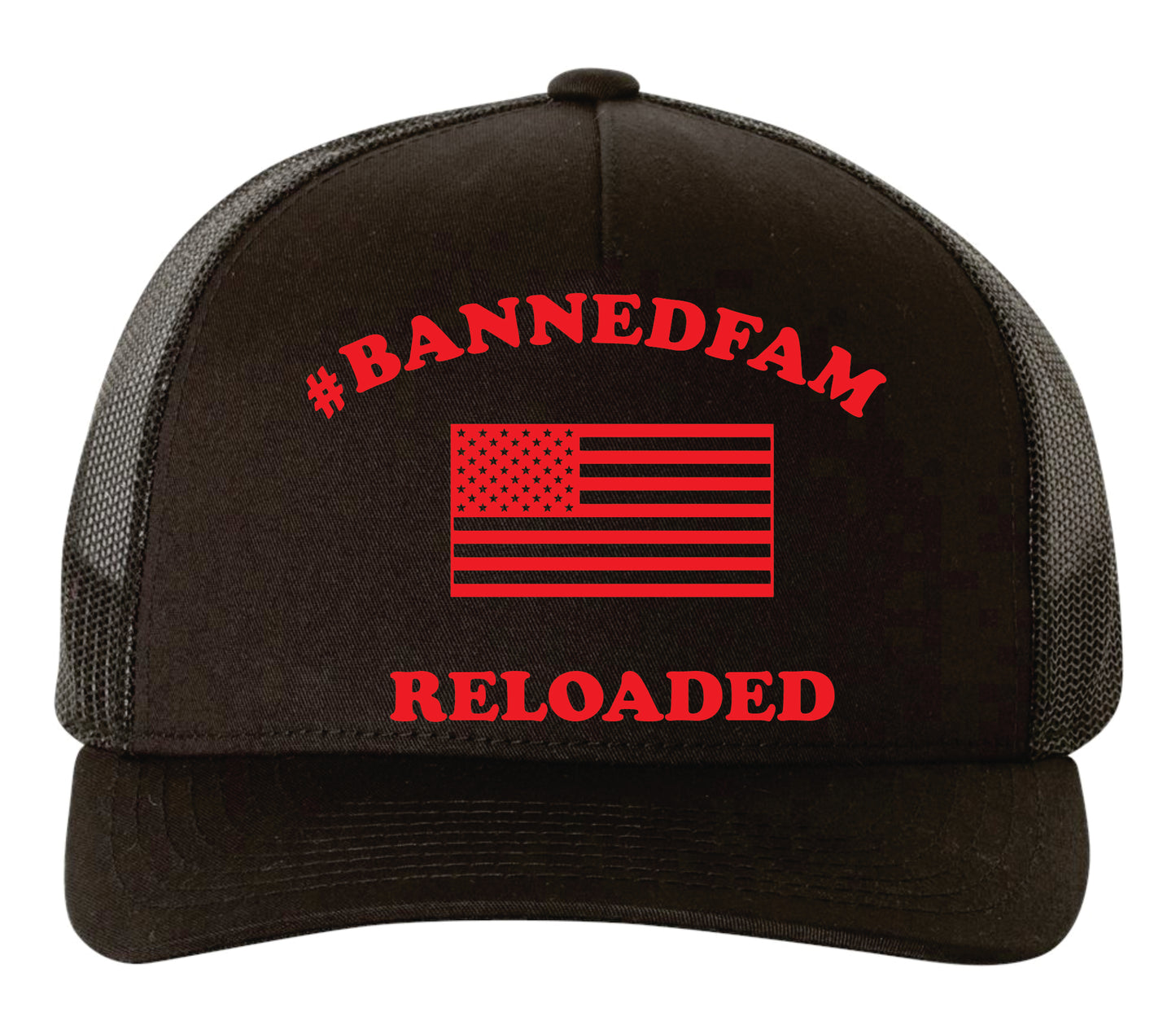 #Bannedfamreloaded YP Classics Five panel Trucker Hat