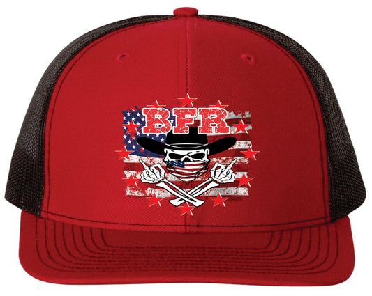 BFR Red and Black Hat