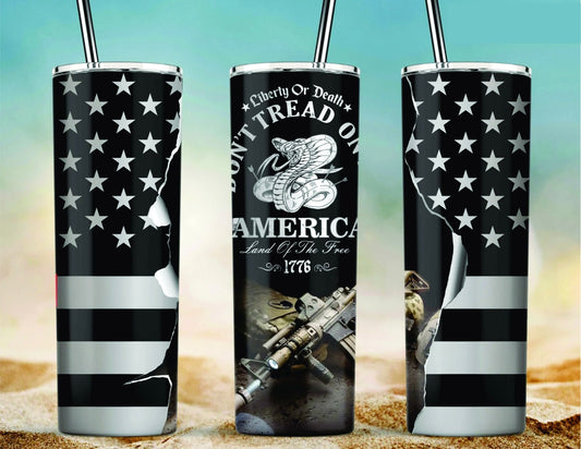 Liberty Or Death Stainless Steel Insulated Tumbler