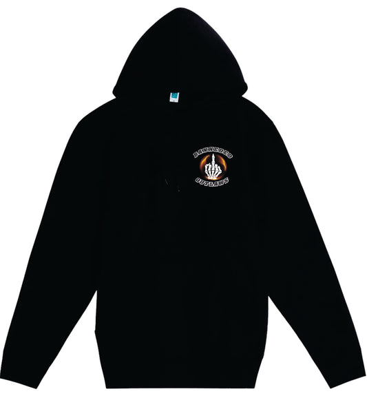 Banneded Outlaws Guns On Fire Hoodie
