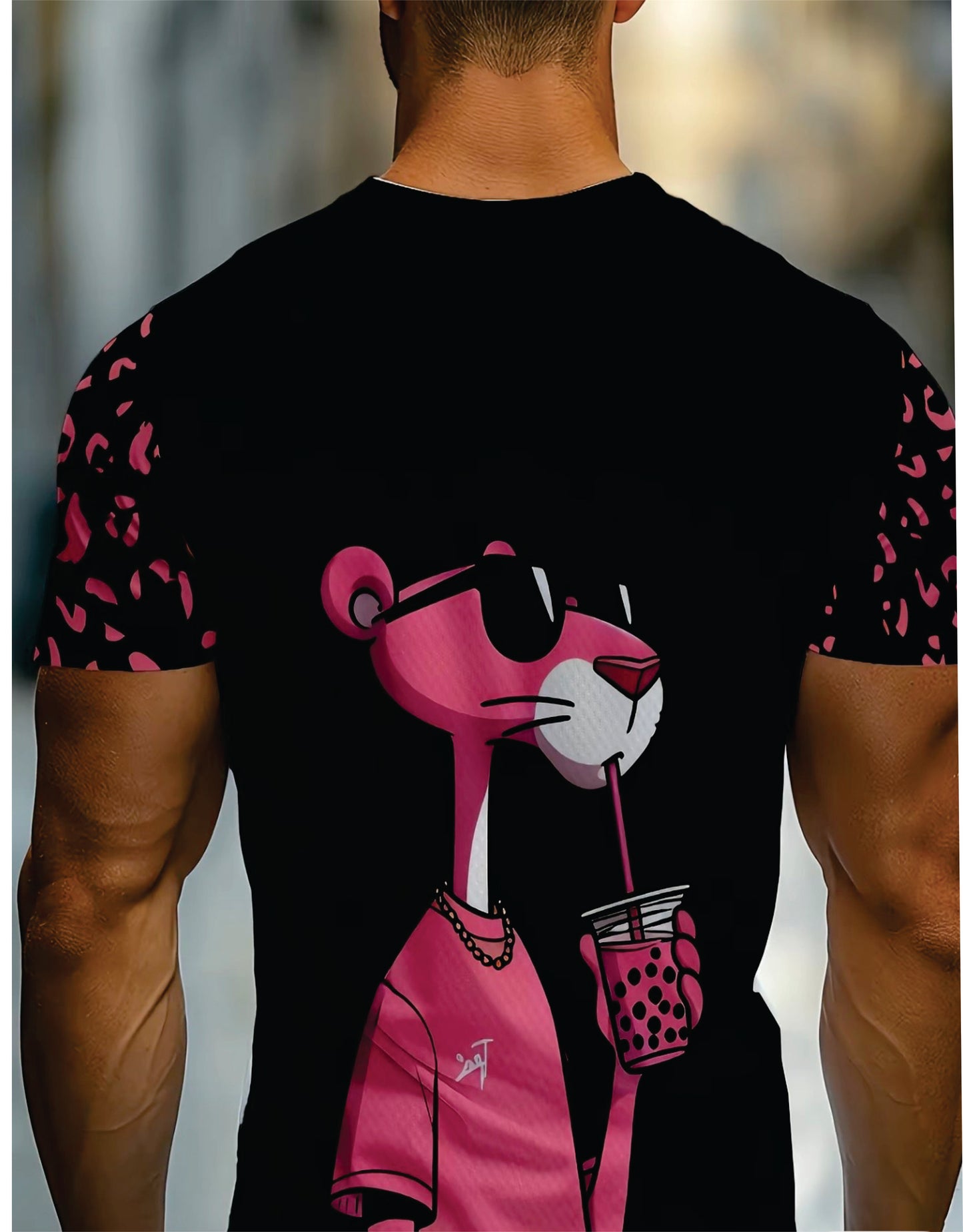 Black Pink Panther Shirt