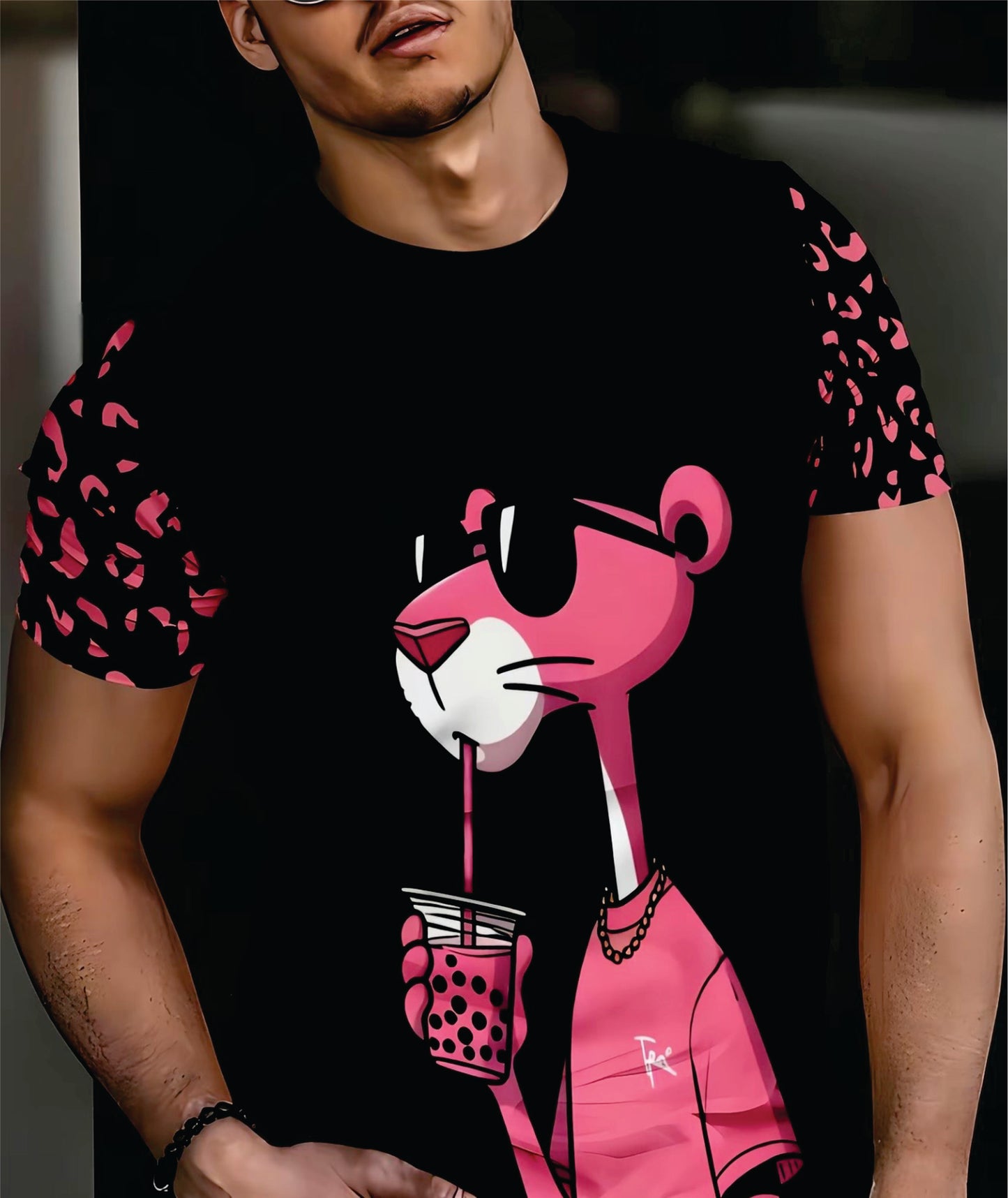 Black Pink Panther Shirt