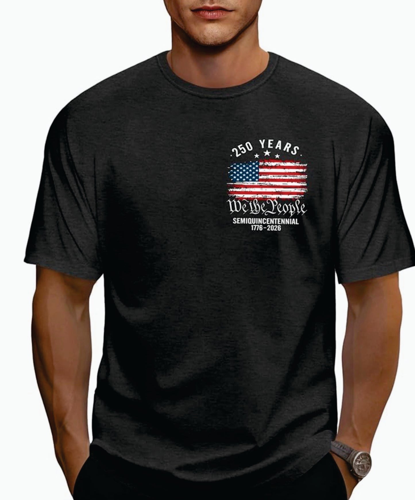 Grey 250th America Anniversary Shirt