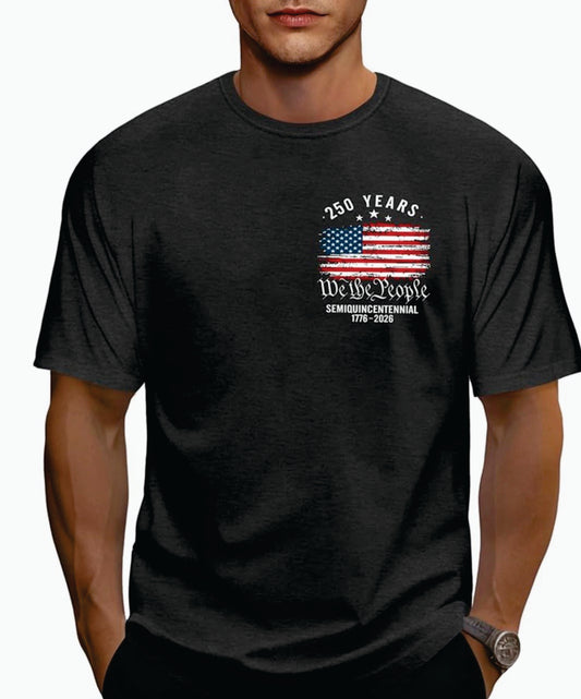 Grey 250th America Anniversary Shirt