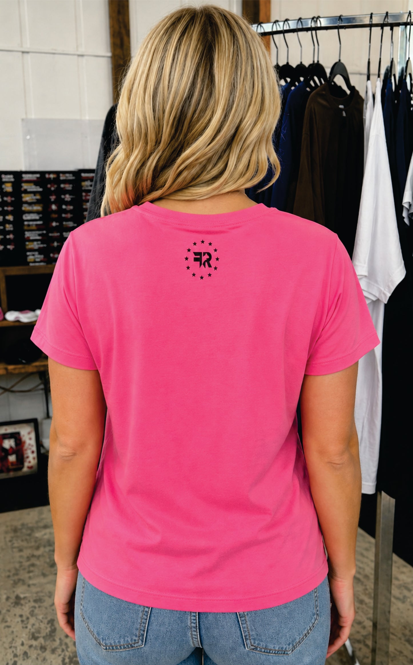 Have The Day You deserve Hot Pink V-Neck Ladies shirt