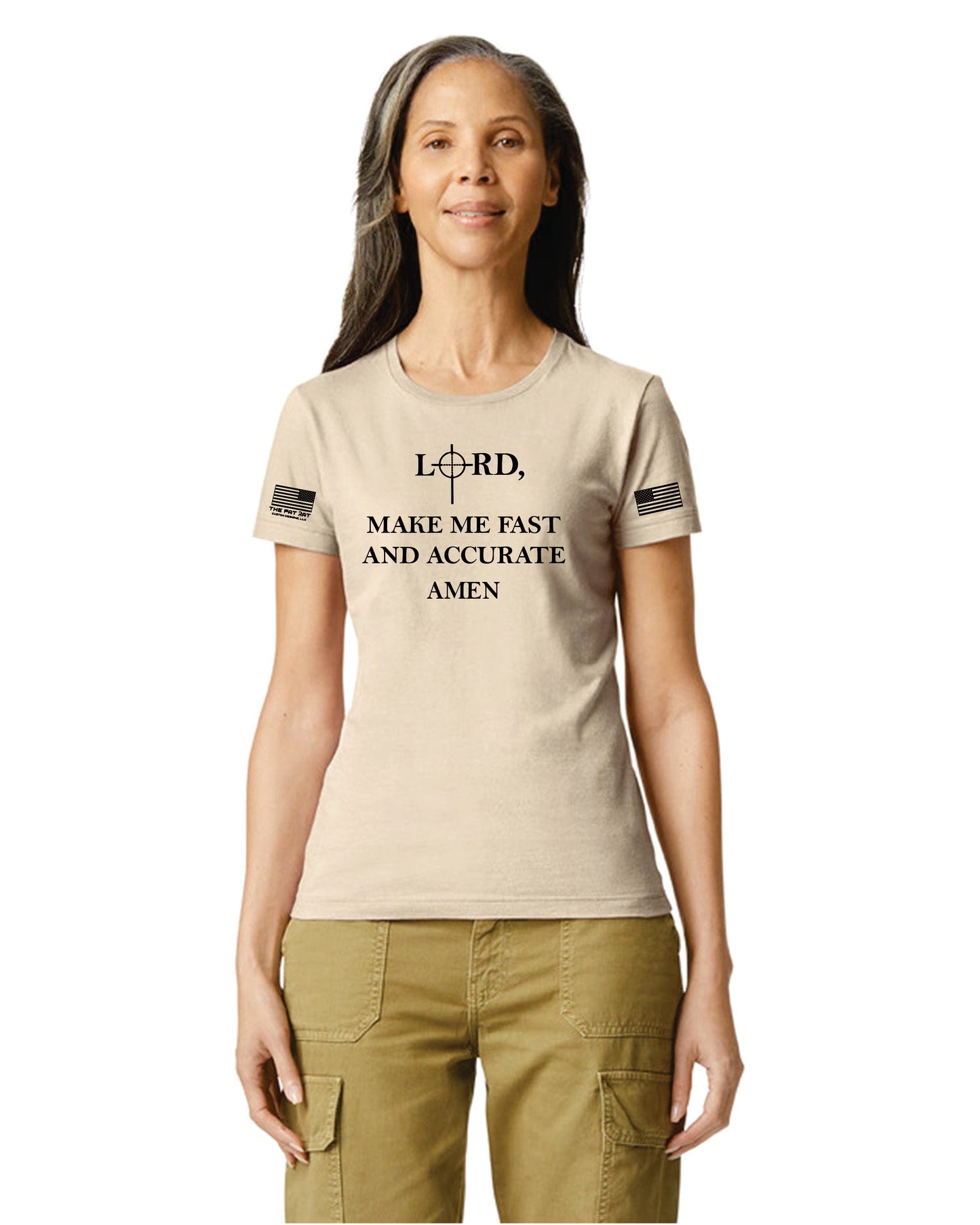 Lord Please Make Me Fast And Accurate-Amen  Ladies Shirt