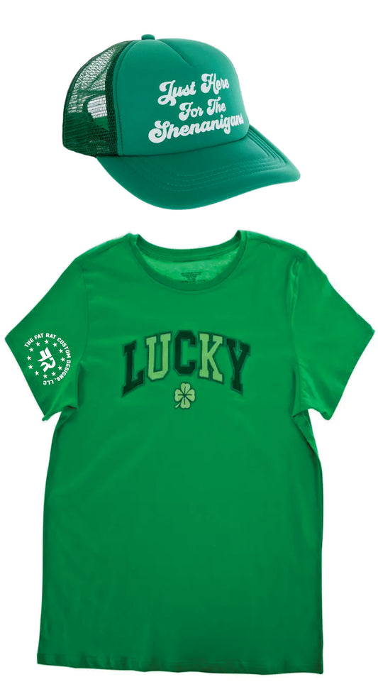Lucky Shirt and Shenanigans Hat Set