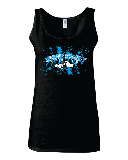 Misfit Family Black Tank top