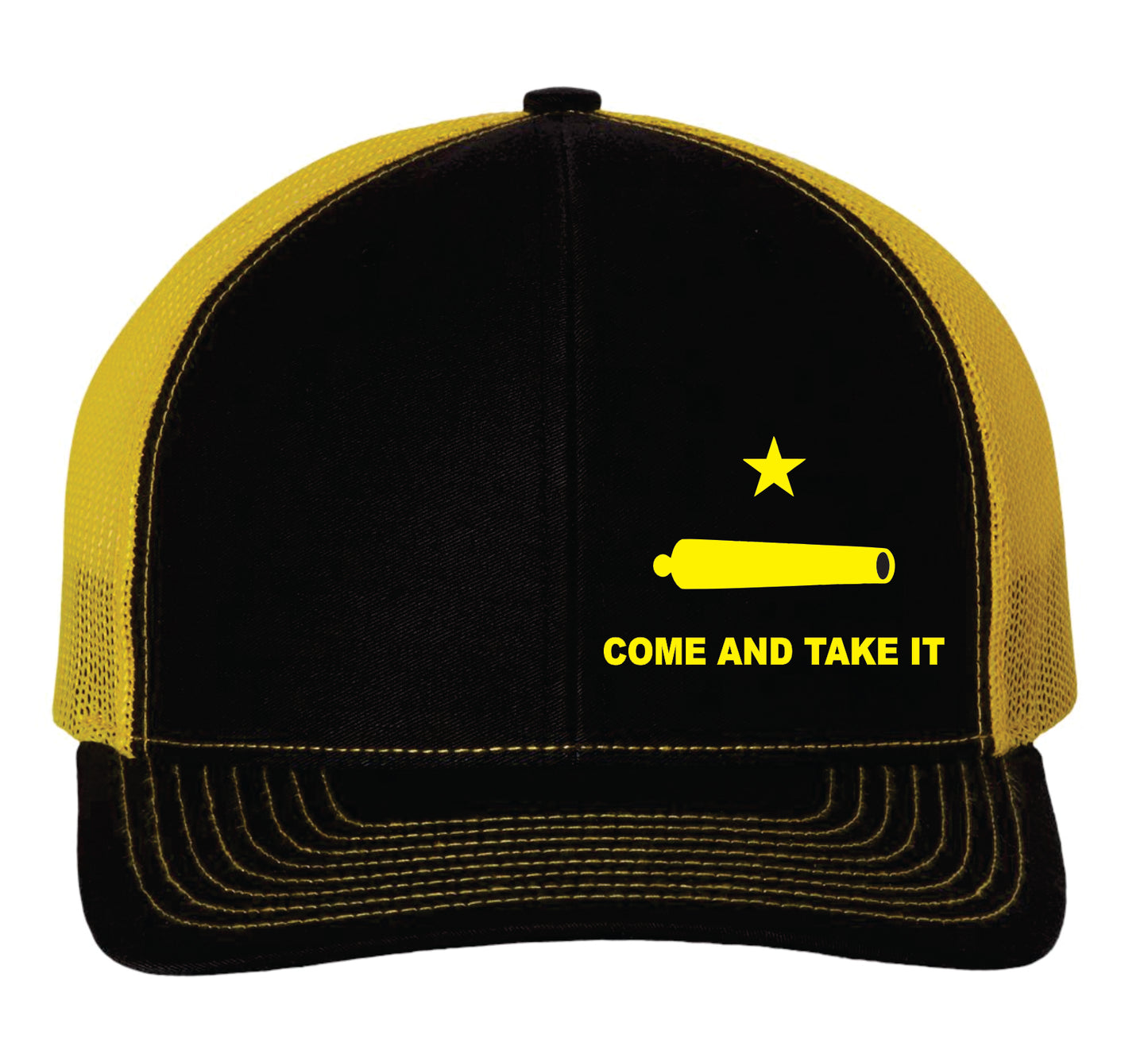 Come And Take It Front Panel Richardson 112 Trucker Hat