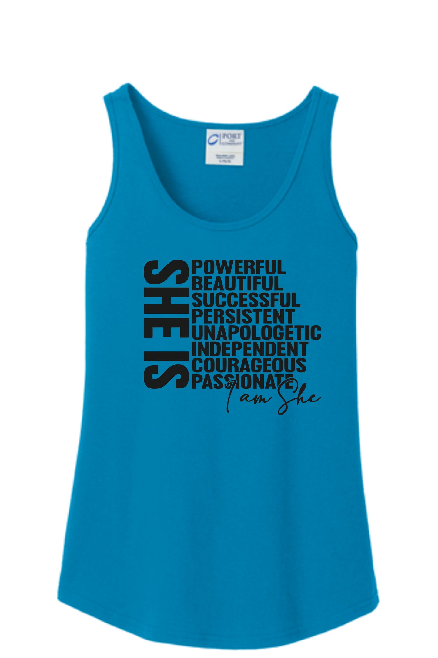 She Is Relaxed Ladies Tank Top