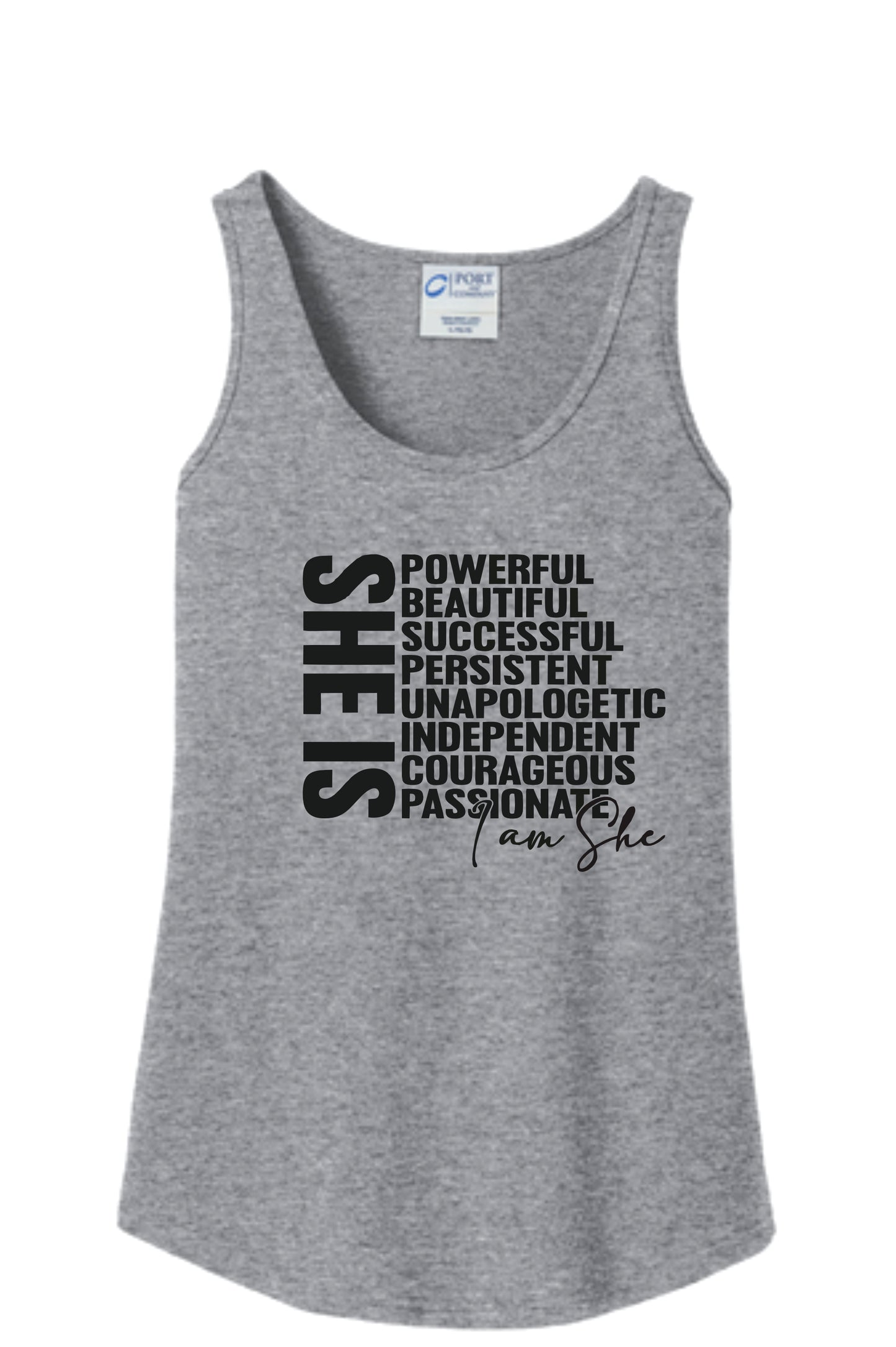 She Is Relaxed Ladies Tank Top