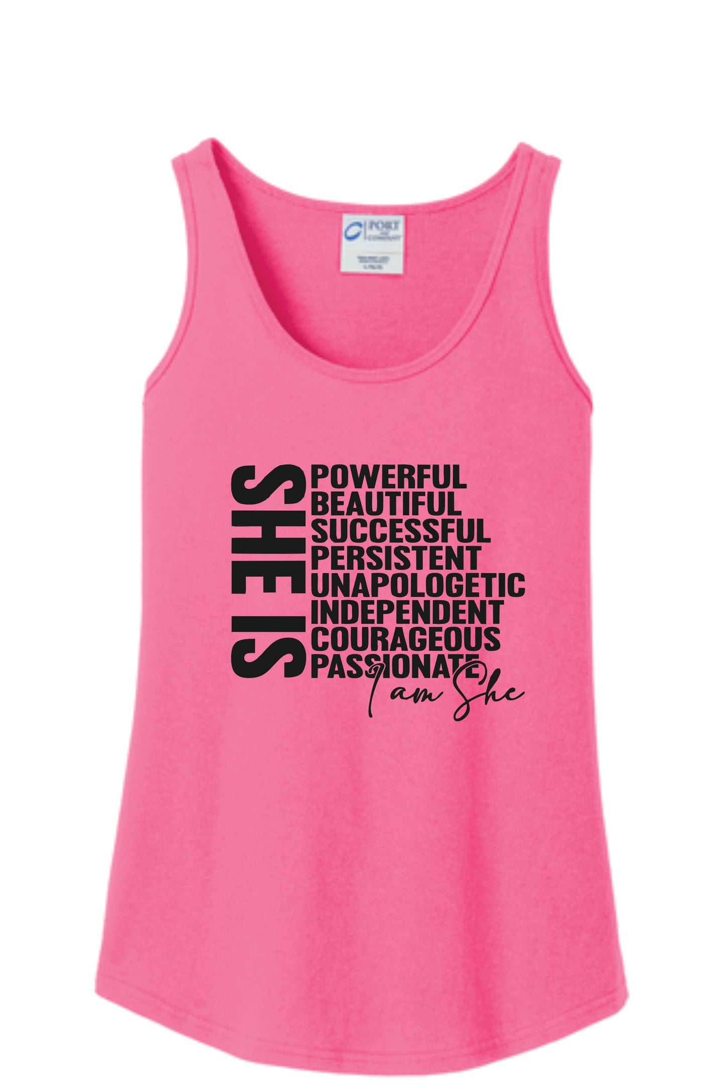 She Is Relaxed Ladies Tank Top