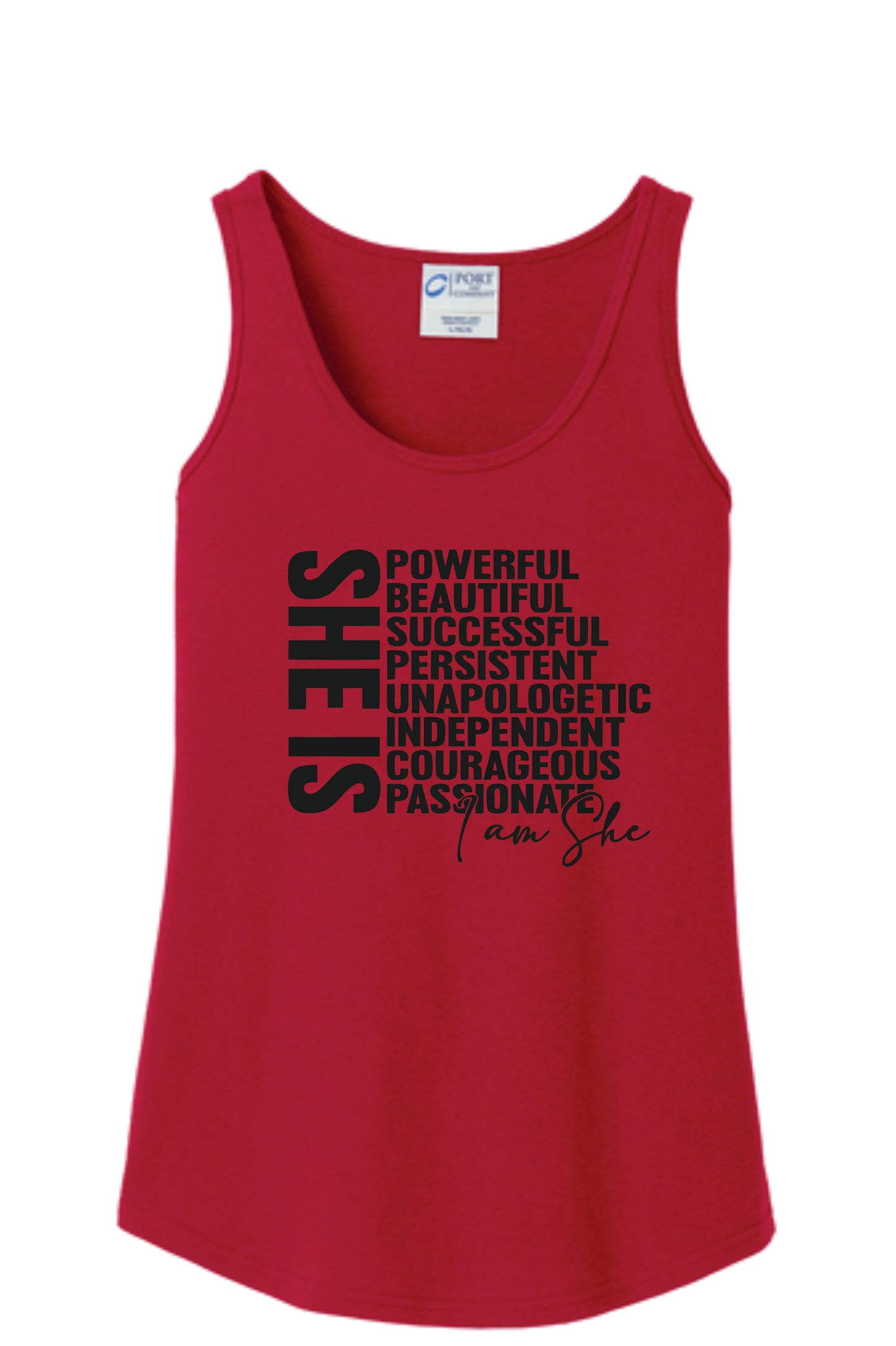 She Is Relaxed Ladies Tank Top