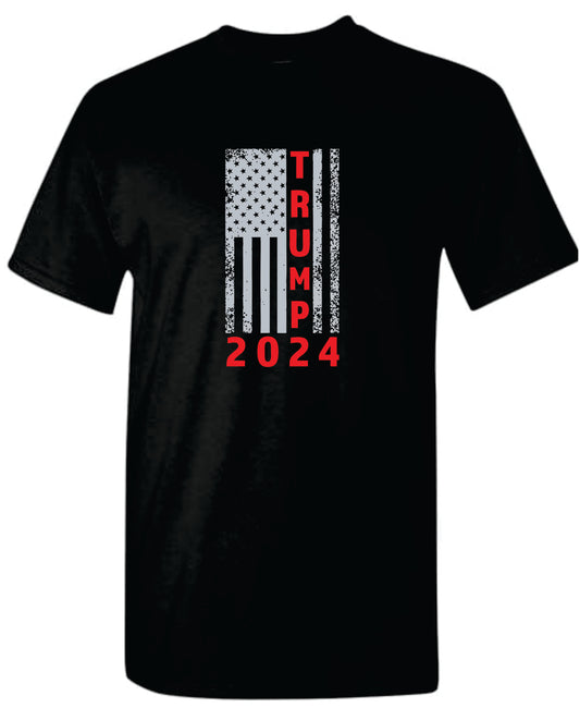 Trump 2024 Distressed Flag Shirt