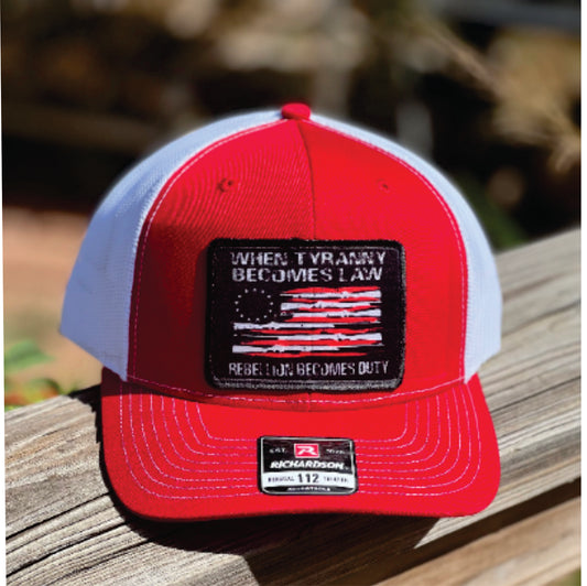 When Tyranny Becomes Law Richardson 112 Trucker Hat